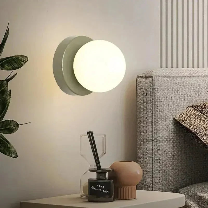 Wall Sconce | Nordic Glass & Metal Integrated LED