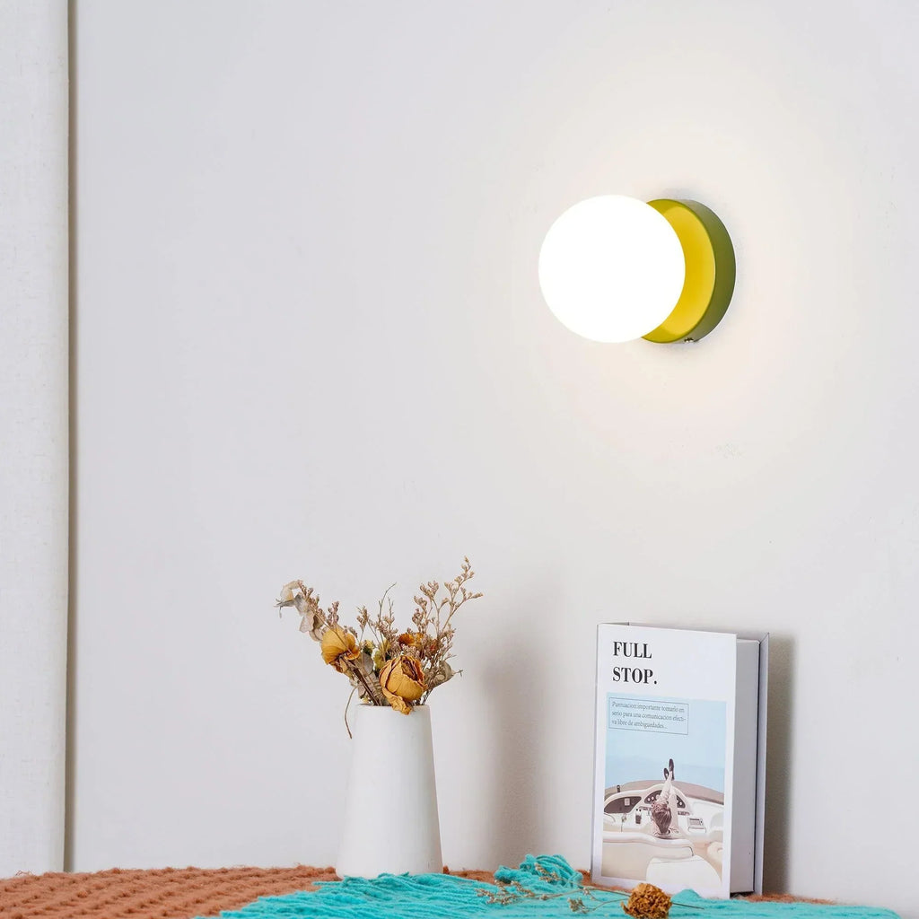 Wall Sconce | Nordic Glass & Metal Integrated LED