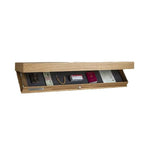 Wall Shelf | Hidden Compartment & Minimalist Wooden Design | 53 x 17.5 x 5 cm