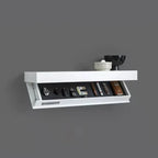 Wall Shelf | Hidden Compartment & Minimalist Wooden Design | 53 x 17.5 x 5 cm
