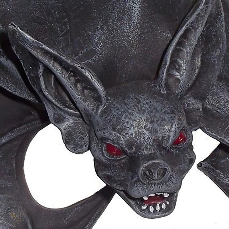 Wall Tealight Holder | Bat-Shaped Polyresin | Holds Two Tealights