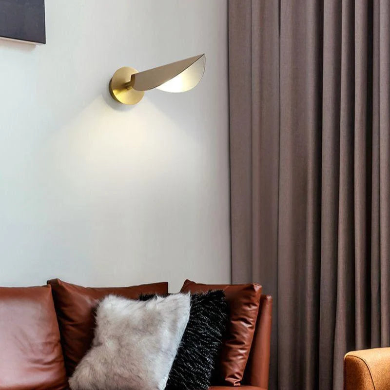 Wandleuchte | Goldfarbenes Finish & 3000K Warmes Licht