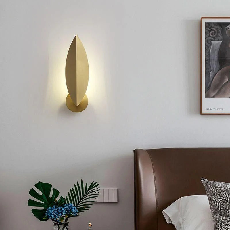 Wandleuchte | Goldfarbenes Finish & 3000K Warmes Licht
