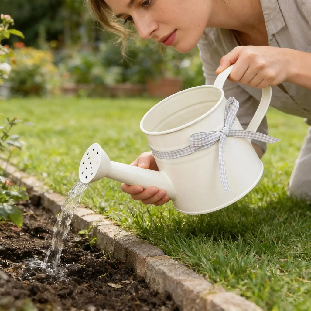 Watering Can | Coated Steel & Gentle Sprinkler Head
