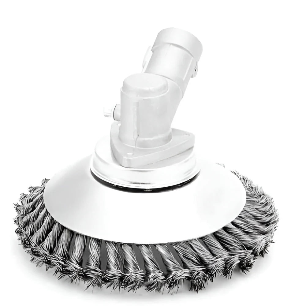 Weed Trimmer Attachment | 36 Braided Carbon Steel Heads | Fits Most Trimmers