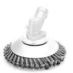 Weed Trimmer Attachment | 36 Braided Carbon Steel Heads | Fits Most Trimmers