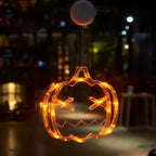 Window Lights | Battery-Powered LED Silhouettes | Pumpkin, Bat & Ghost