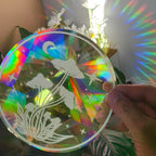 Window Sticker | 3D Prism Rainbow, Static Cling & Repositionable