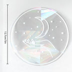 Window Sticker | 3D Prism Rainbow, Static Cling & Repositionable