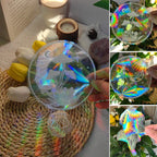 Window Sticker | 3D Prism Rainbow, Static Cling & Repositionable