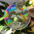 Window Sticker | 3D Prism Rainbow, Static Cling & Repositionable