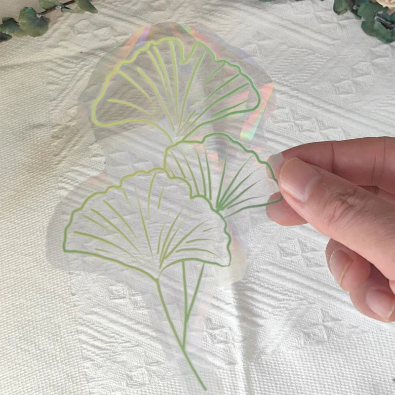 Window Sticker | 3D Prism Rainbow, Static Cling & Repositionable