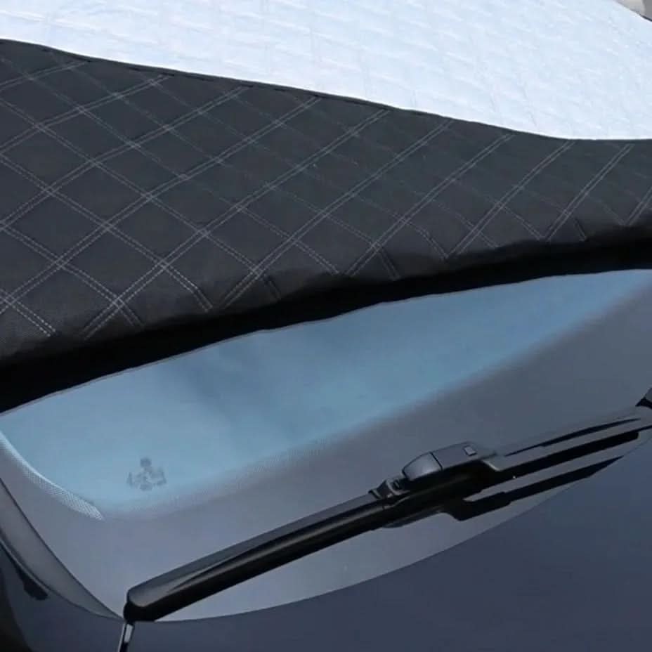 Windshield Cover | Aluminum-Coated Polyester & Magnetic Edges | Universal Fit