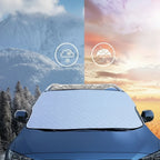 Windshield Cover | Aluminum-Coated Polyester & Magnetic Edges | Universal Fit