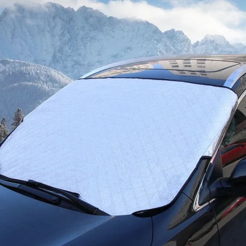 Windshield Cover | Aluminum-Coated Polyester & Magnetic Edges | Universal Fit