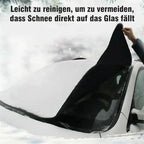 Windshield Cover | Double-Sided Black & Silver Waterproof 210D Oxford | 190 x 94 cm