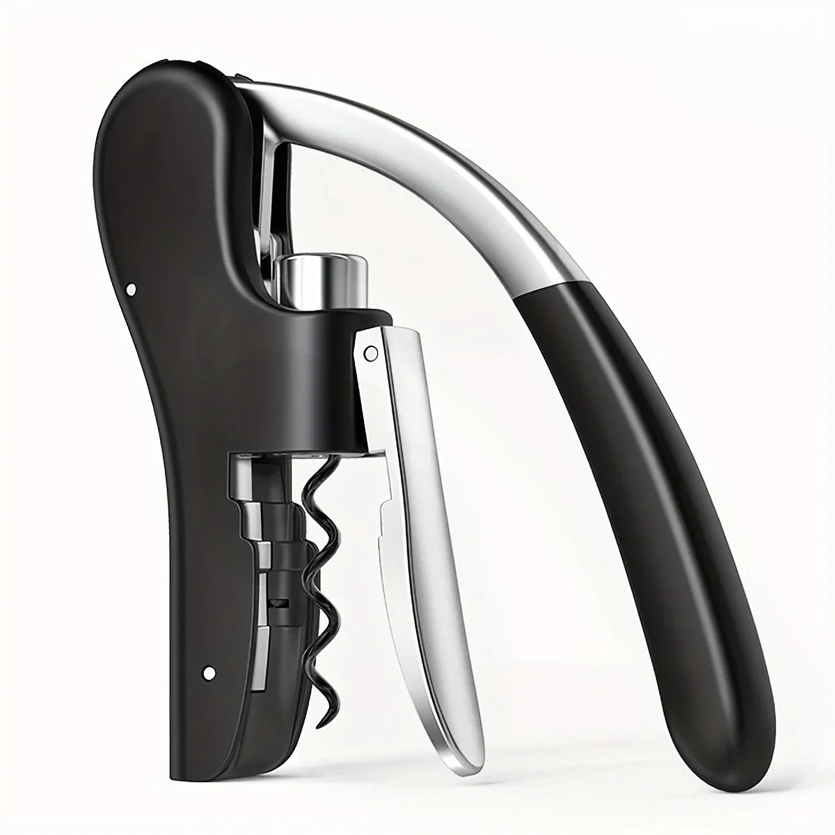 Wine Corkscrew | Lever Mechanism & Ergonomic Handle