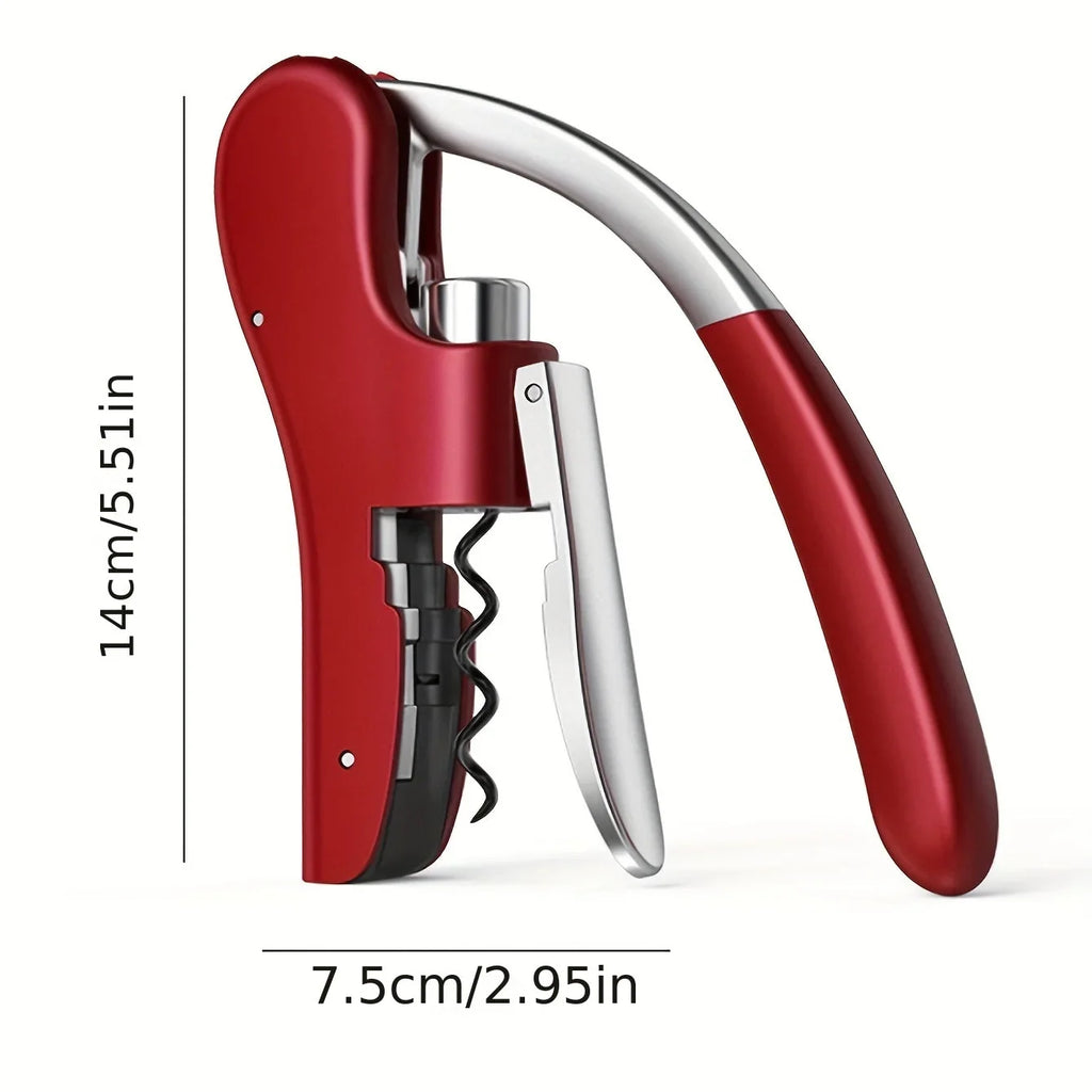 Wine Corkscrew | Lever Mechanism & Ergonomic Handle