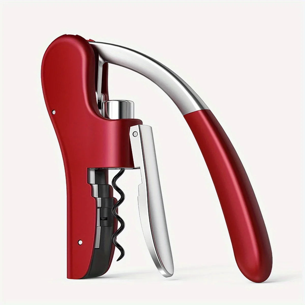 Wine Corkscrew | Lever Mechanism & Ergonomic Handle
