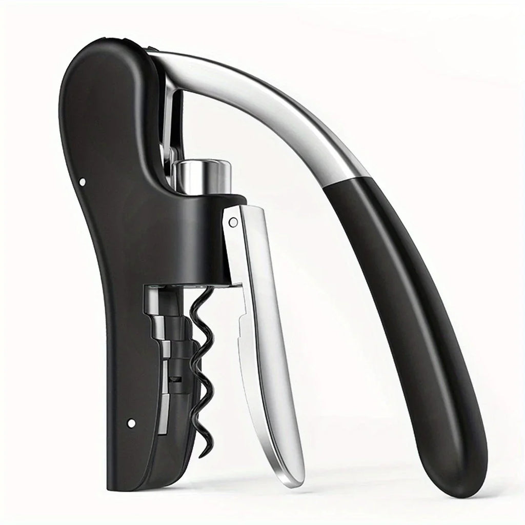 Wine Corkscrew | Lever Mechanism & Ergonomic Handle