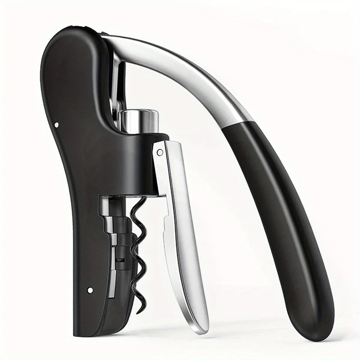 Wine Corkscrew | Lever Mechanism & Ergonomic Handle