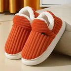 Winter Slippers | Plush Cotton Lining & Non-Slip Rubber Sole