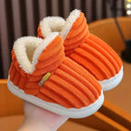 Winter Slippers | Plush Cotton Lining & Non-Slip Rubber Sole
