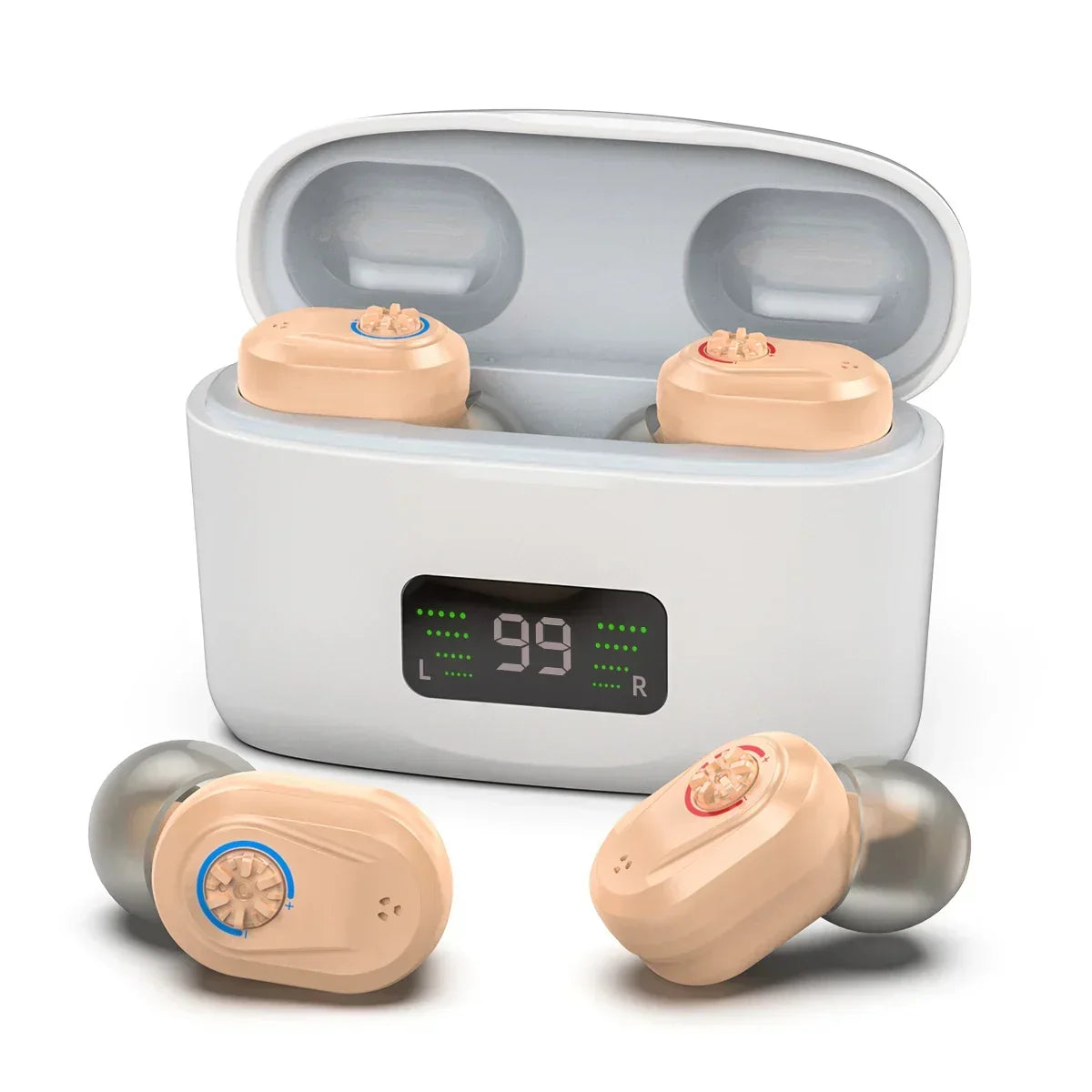 Wireless Hearing Aid | Mini Invisible & Noise-Reducing | Up to 30 Hours