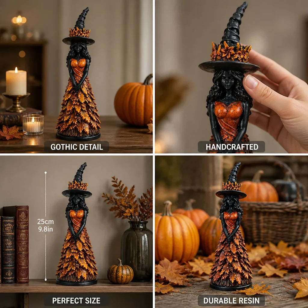 Witch Figurine | Gothic Collector-Quality Resin | 25 cm