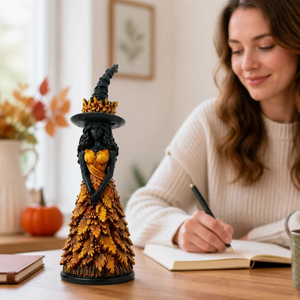 Witch Figurine | Gothic Collector-Quality Resin | 25 cm
