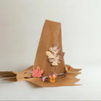 Wizard Hat | Handmade Merino Felt & Silk Chiffon | Elastic Fit Approx. 57 cm