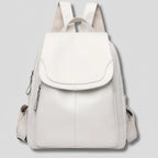 Women's Backpack | Anti-Theft & Embossed PU Leather | 26 × 12 × 30 cm