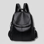Women's Backpack | Anti-Theft & Embossed PU Leather | 26 × 12 × 30 cm