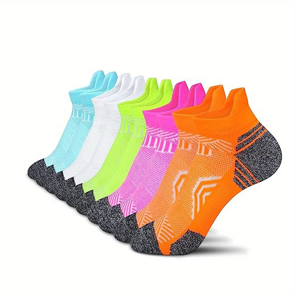 Women's Compression Socks | Gentle Compression & Breathable Moisture-Wicking | 5-Pair Set