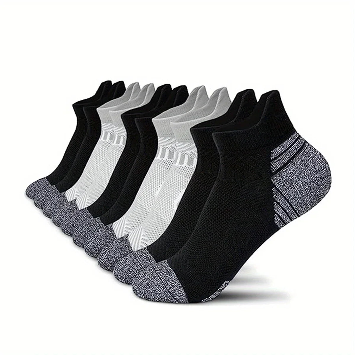 Women's Compression Socks | Gentle Compression & Breathable Moisture-Wicking | 5-Pair Set