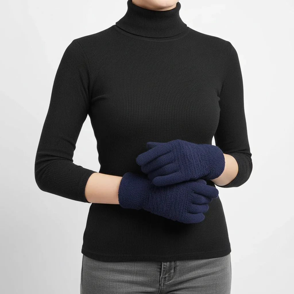 Women's Gloves | Fleece-Lined Cable-Knit & Touchscreen