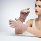 Women's Gloves | Fleece-Lined Cable-Knit & Touchscreen