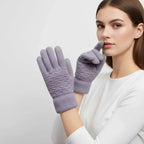 Women's Gloves | Fleece-Lined Cable-Knit & Touchscreen