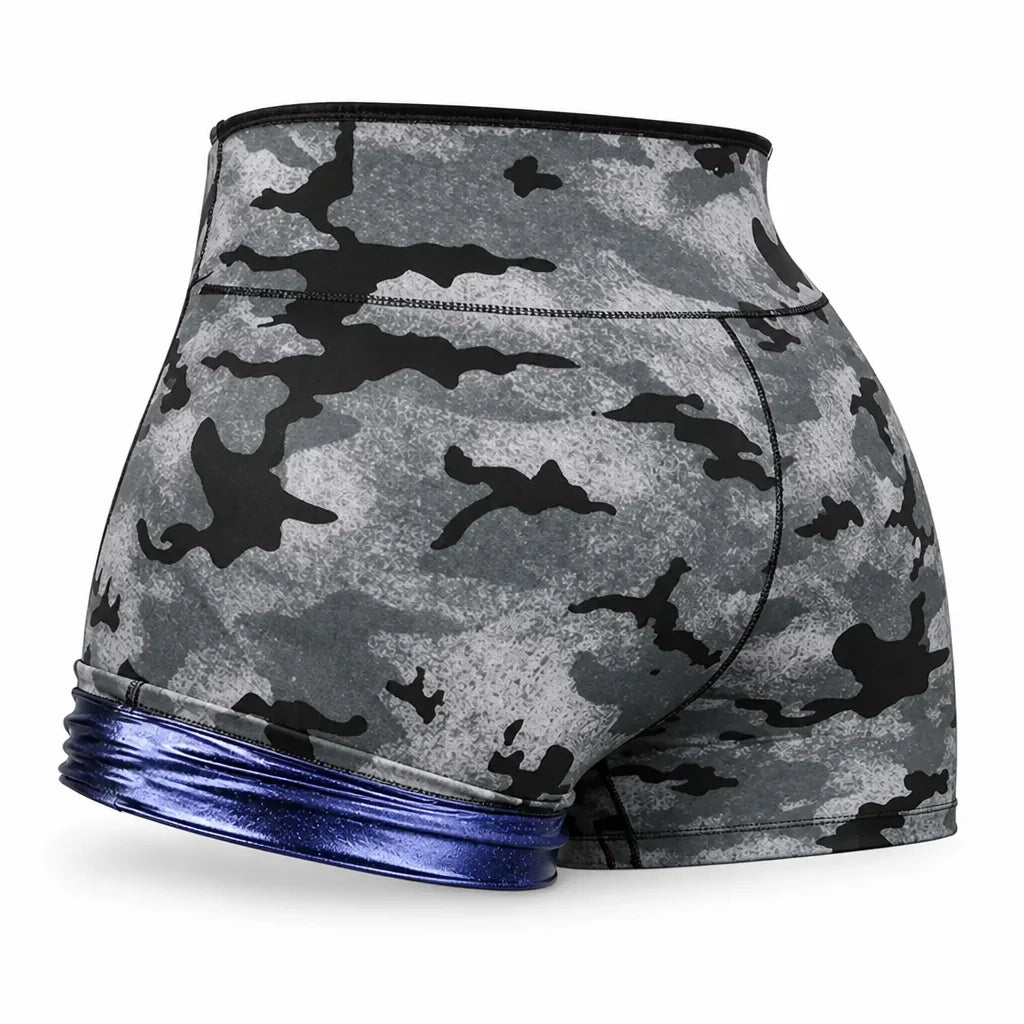 Women's Training Shorts | High-Waist Non-Slip & Moisture-Wicking Four-Way Stretch