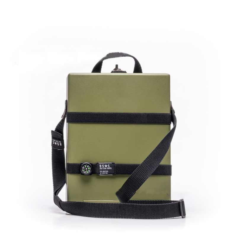 Writers Messenger Box | Briefcase-Style Leather Cover & Pen Loops | A5