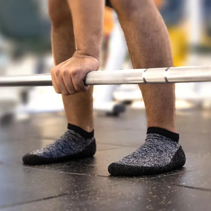Yoga & Running Socks | Non-Slip Silicone & Breathable Mesh
