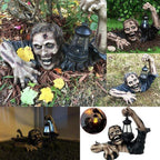 Zombie Statue | Waterproof Resin & Battery-Operated | 20 x 15 x 11 cm